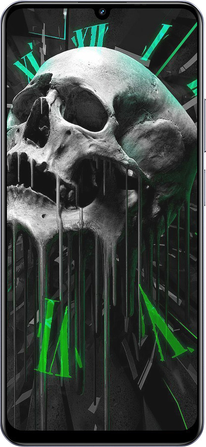 TPU чехол Череп-годинник для Realme Narzo N61 - 4100b-3974 изображение 