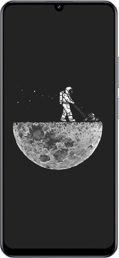 TPU чехол Moon in dark для Realme Narzo N61 - 4176b-3974 изображение 