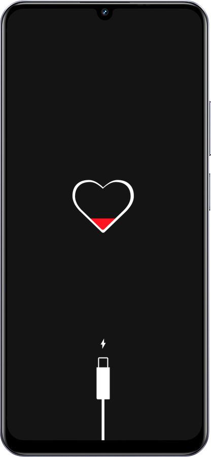 TPU чехол Подзарядка сердца для Realme Narzo N61 - 4274b-3974 изображение 