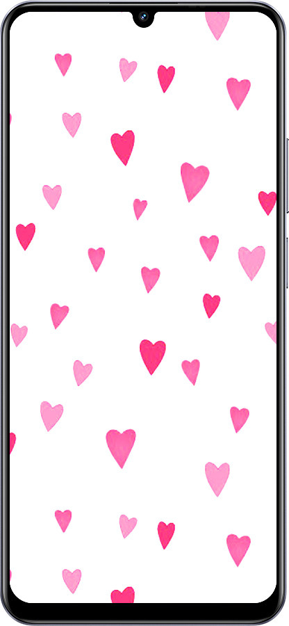 TPU чехол Сердечки 2 для Realme Narzo N61 - 4763b-3974 изображение 