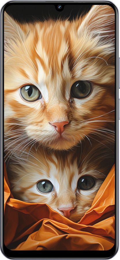 TPU чехол Котики 2 для Realme Narzo N61 - 5664b-3974 изображение 