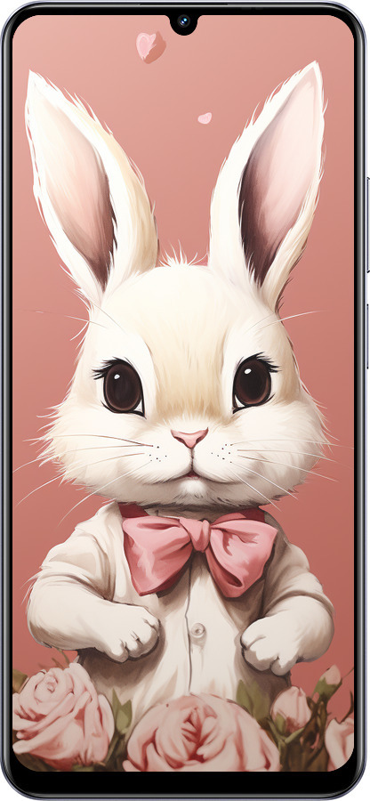 TPU чехол Зайчик для Realme Narzo N61 - 5669b-3974 изображение 
