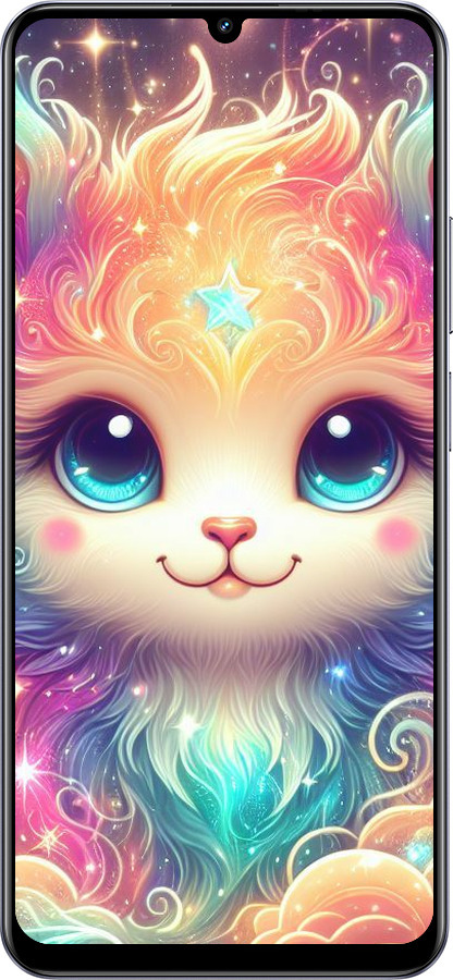 TPU чехол Казкове кошеня для Realme Narzo N61 - 5813b-3974 изображение 