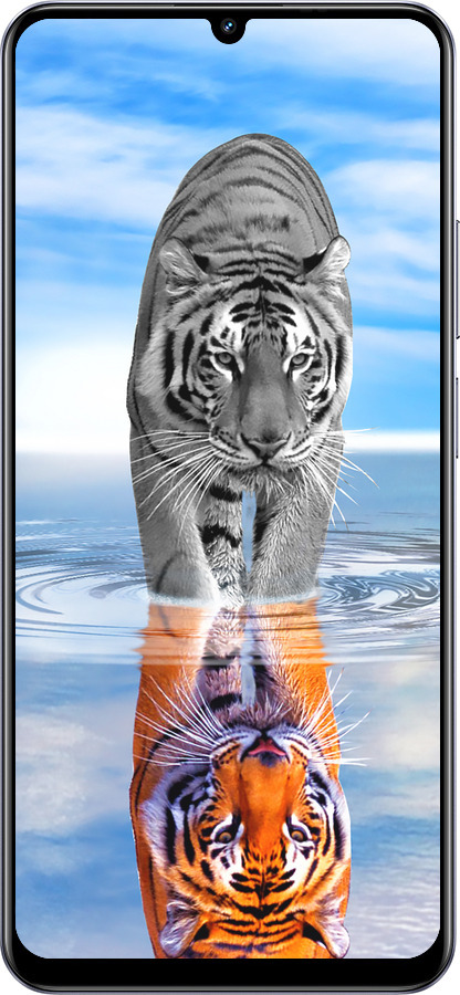 TPU чехол Тигр для Realme Narzo N61 - 6016b-3974 изображение 