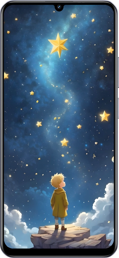 TPU чехол Маленький принц для Realme Narzo N61 - 6326b-3974 изображение 