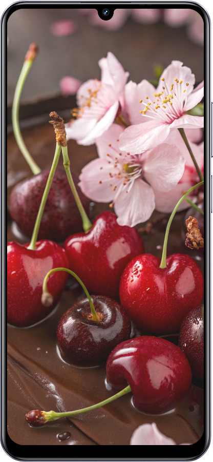 TPU чехол Вишня в шоколаде для Realme Narzo N61 - 6698b-3974 изображение 