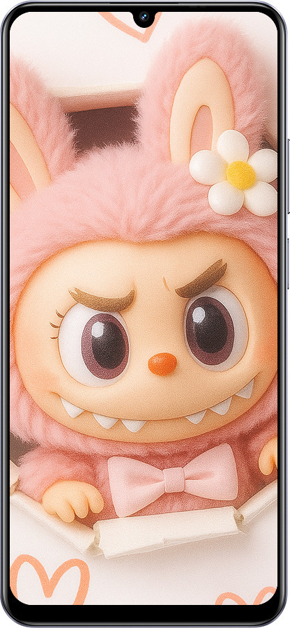 TPU чехол Лабубу 2 для Realme Narzo N61 - 6710b-3974 изображение 
