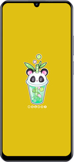 Силиконовый чехол Панда 1 для Realme Note 60 - 4558u-3761 изображение 