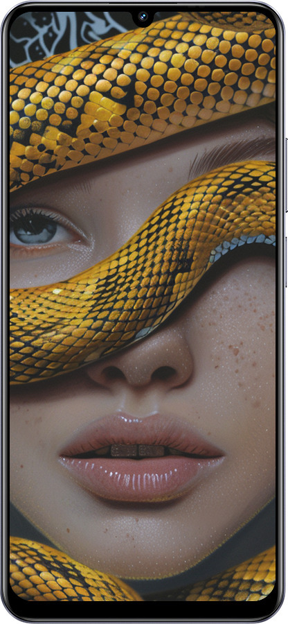 Силиконовый чехол Объятия змеи для Realme Narzo N61 - 6081u-3974 изображение 