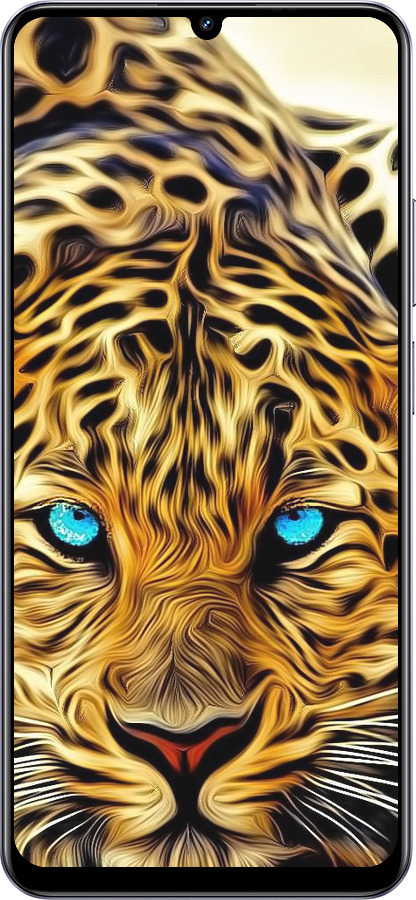 Силіконовий чехол Леопард для Realme Note 60 - 6611u-3761 изображение 
