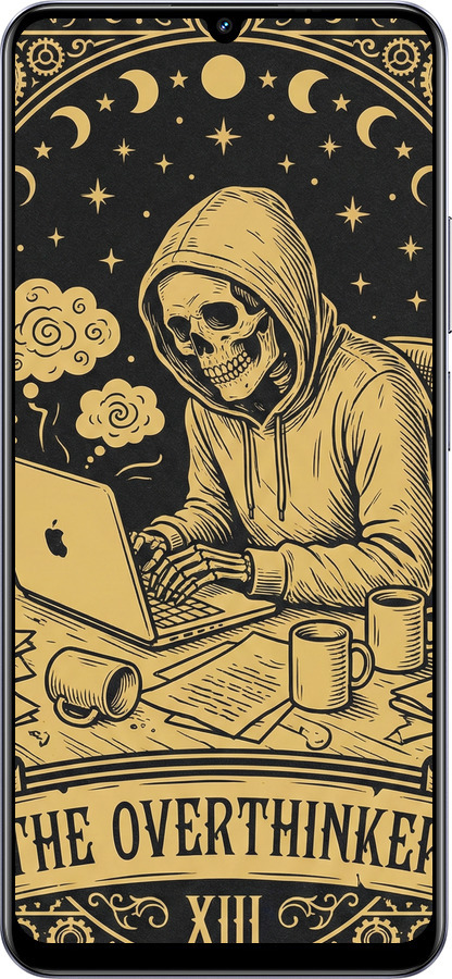 Силиконовый чехол The Overthinker для Realme Narzo N61 - 6774u-3974 изображение 