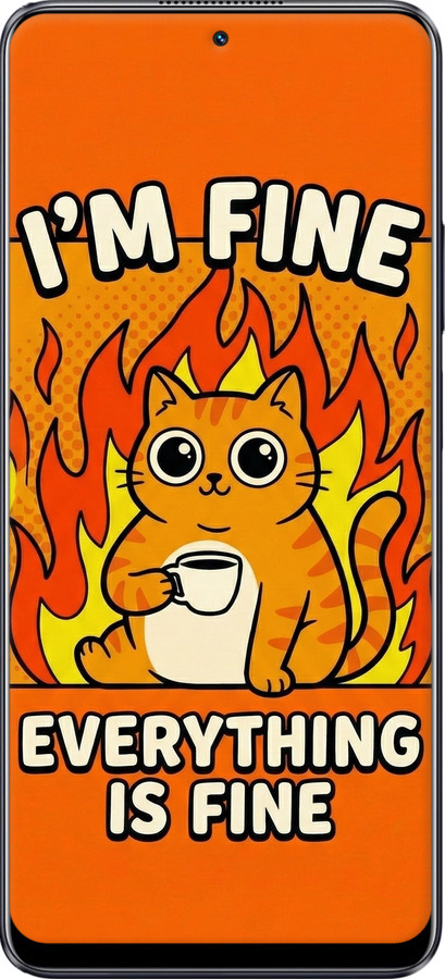 TPU чехол Funny Cat для Realme 10 Pro - 6786b-2945 изображение 