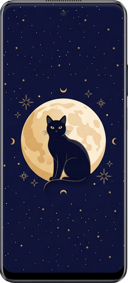 TPU чехол Cute Cat Celestial/Witchy для Realme 10 Pro - 6787b-2945 изображение 