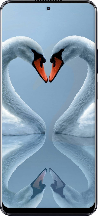 Силіконовий чехол Лебеді для Realme 10 Pro - 6007u-2945 изображение 