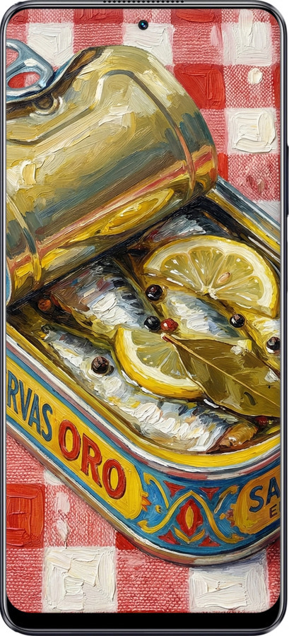 Силиконовый чехол Vintage Sardine Tin Phone для Realme 10 Pro - 6772u-2945 изображение 