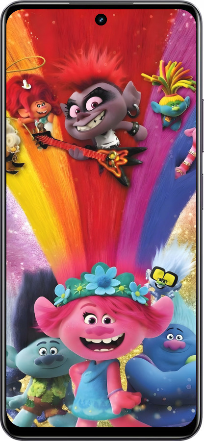 Силіконовий чехол Тролі для Realme Realme 11 5G - 6343u-3175 изображение 
