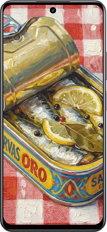 Силіконовий чехол Vintage Sardine Tin Phone для Realme Realme 11 5G - 6772u-3175 изображение 