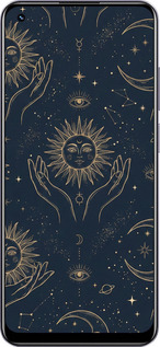 TPU чехол Celestial Harmony: Sun & Moon Gold Mystic Pattern для Realme Realme 11 - 6778b-3120 изображение 