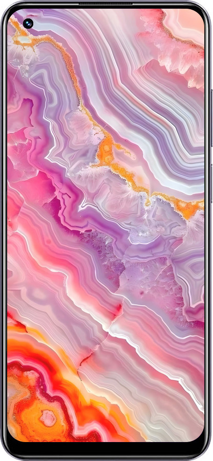 TPU чехол Мрамор 2 для Realme Realme 11 - 6307b-3120 изображение 