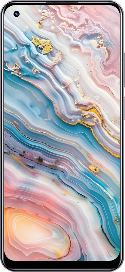 TPU чехол Мрамор красивый для Realme Realme 11 - 6376b-3120 изображение 