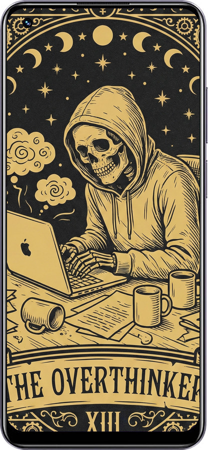 Силіконовий чехол The Overthinker для Realme Realme 11 - 6774u-3120 изображение 