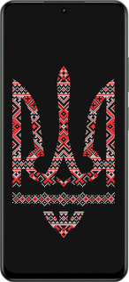 TPU чехол Герб - вышиванка на черном фоне для Realme Realme 13 5G - 1196b-3916 изображение 