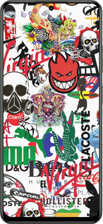 TPU чехол Many different logos для Realme Realme 13 5G - 4022b-3916 изображение 