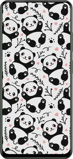 TPU чехол Панды для Realme Realme 13 5G - 4318b-3916 изображение 