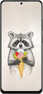 TPU чехол Енотик с мороженым для Realme Realme 13 5G - 4602b-3916 изображение 