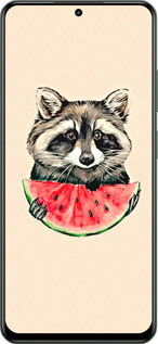 TPU чехол Енотик с арбузом для Realme Realme 12 5G - 4605b-3705 изображение 