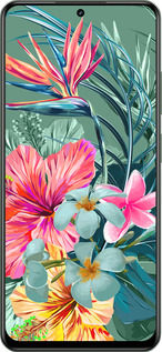 TPU чехол Тропічні квіти v1 для Realme Realme 12 5G - 4667b-3705 изображение 