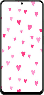 TPU чехол Сердечки 2 для Realme Realme 13 5G - 4763b-3916 изображение 