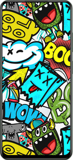 TPU чехол Стікери v4 для Realme Realme 13 5G - 5508b-3916 изображение 