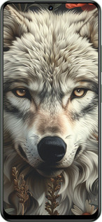 TPU чехол Волчий взгляд для Realme Realme 12 5G - 6066b-3705 изображение 