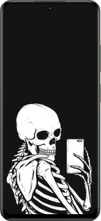 TPU чехол Скелет делает Selfie для Realme Realme 12 5G - 6535b-3705 изображение 