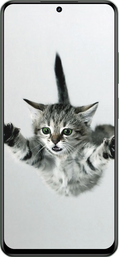 TPU чехол Летящий котёнок для Realme Realme 12 5G - 2322b-3705 изображение 