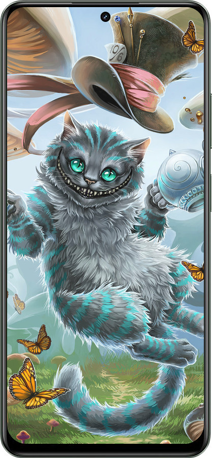 TPU чехол Чеширский кот 2 для Realme Realme 13 5G - 3993b-3916 изображение 