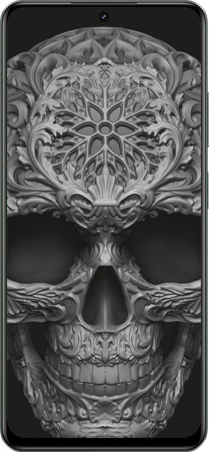 TPU чехол skull-ornament для Realme Realme 12 5G - 4101b-3705 изображение 