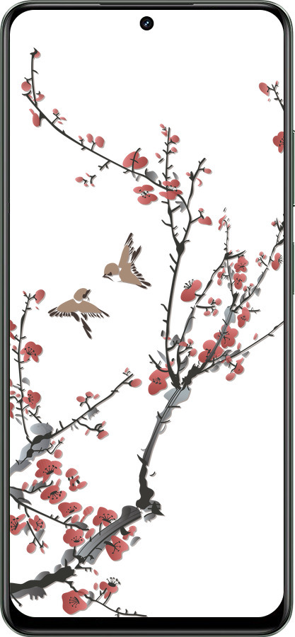 TPU чехол Сакура v2 для Realme Realme 13 5G - 5538b-3916 изображение 