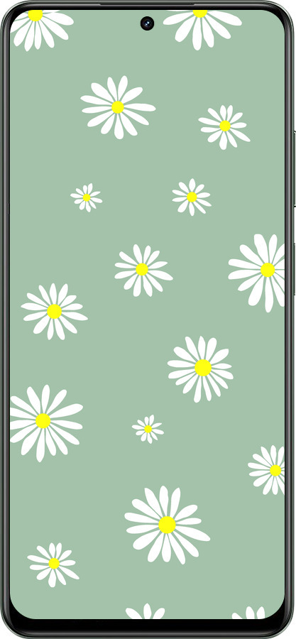 TPU чехол Ромашки v4 для Realme Realme 12 5G - 5603b-3705 изображение 