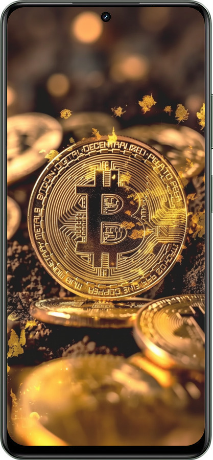 TPU чехол Золотая лихорадка биткойна для Realme Realme 13 5G - 6089b-3916 изображение 