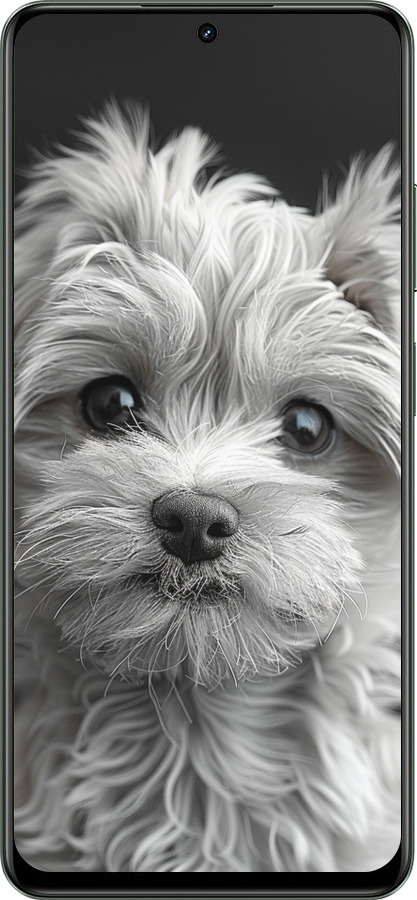 TPU чехол Мальтипу на чорному фоні для Realme Realme 12 5G - 6156b-3705 изображение 