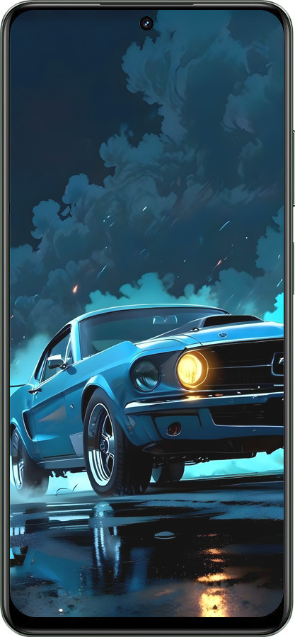 TPU чехол Форд мустанг для Realme Realme 13 5G - 6374b-3916 изображение 