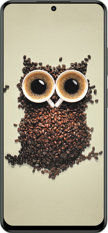 TPU чехол Сова из кофе для Realme Realme 12 5G - 777b-3705 изображение 