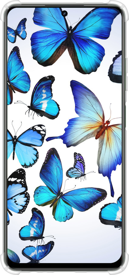 Силикон с усиленными углами чехол Бабочки для Realme Realme 12 5G - 6023sp-3705 изображение 