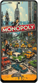 Силіконовий чехол Міський драйв Monopoly для Realme Realme 12 5G - 6088u-3705 изображение 