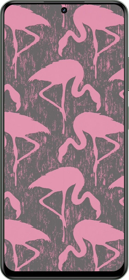 Силіконовий чехол Vintage-Flamingos для Realme Realme 12 5G - 4171u-3705 изображение 