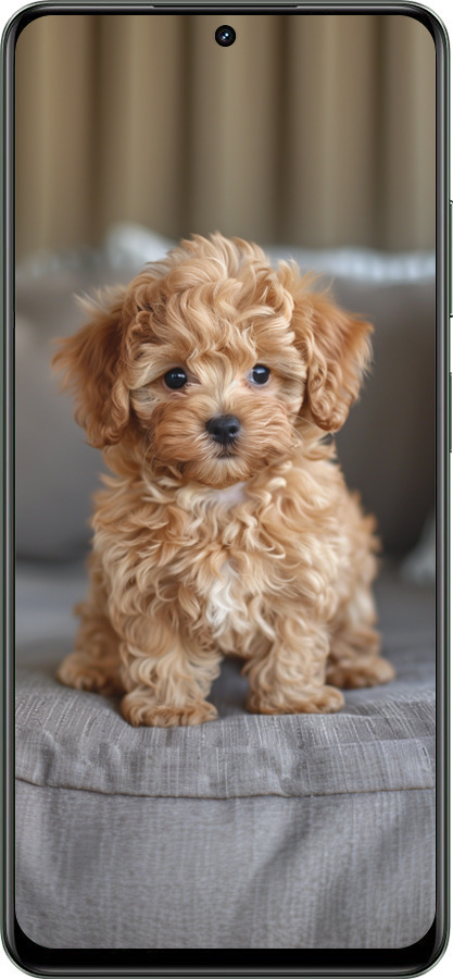 Силіконовий чехол Mini-maltipoo для Realme Realme 12 5G - 6158u-3705 изображение 