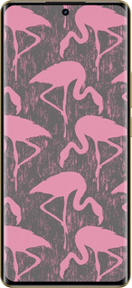 Силіконовий чехол Vintage-Flamingos для Realme Realme 12 Pro - 4171u-3649 изображение 