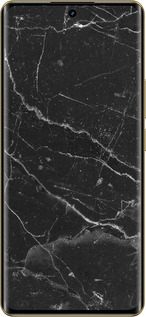 Силіконовий чехол Чорний мармур v2 для Realme Realme 12 Pro - 5568u-3649 изображение 